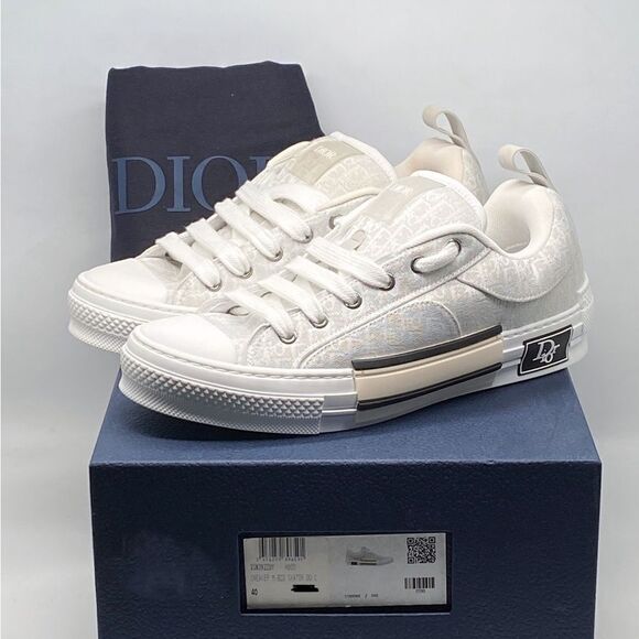 Dior Homme B23 Skater 'Dior Oblique - Cream' Sneakers size 40/us size 7 - Picture 12 of 14
